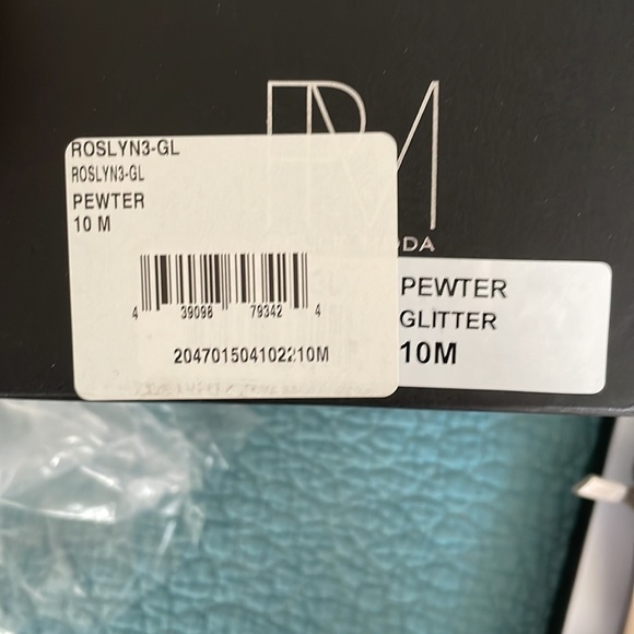 Pelle Moda silver sparky heels - Picture 3 of 6